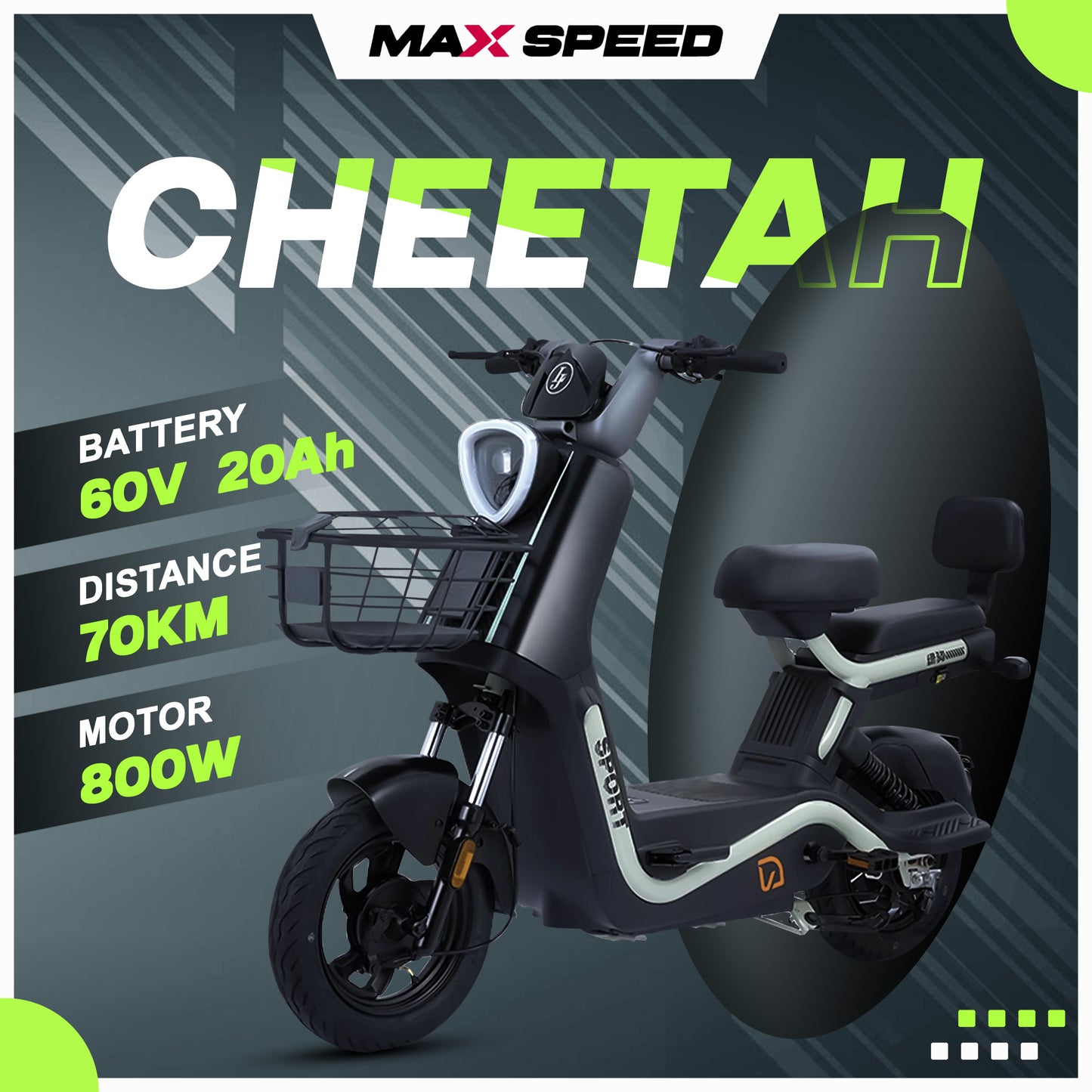 Max Speed's Cheetah E-Bike